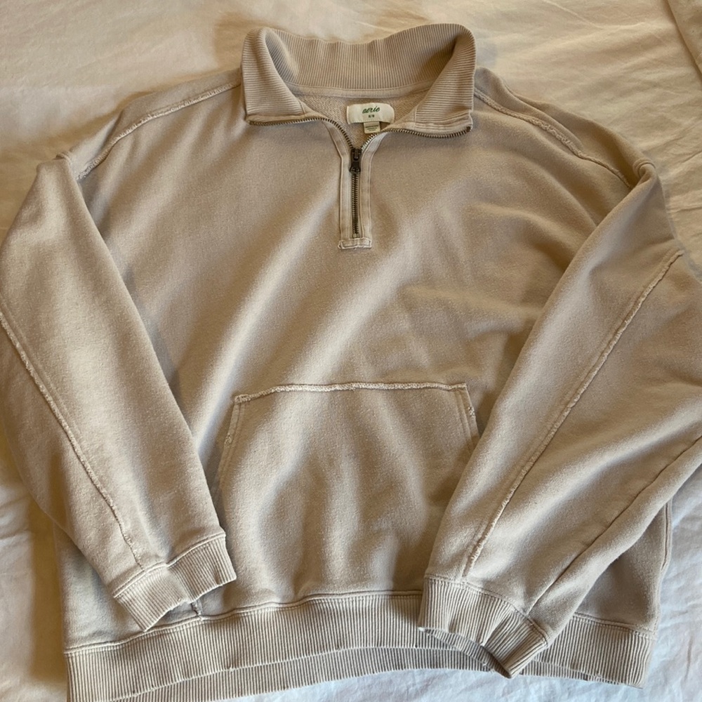 Aerie Beige Sweatshirt
